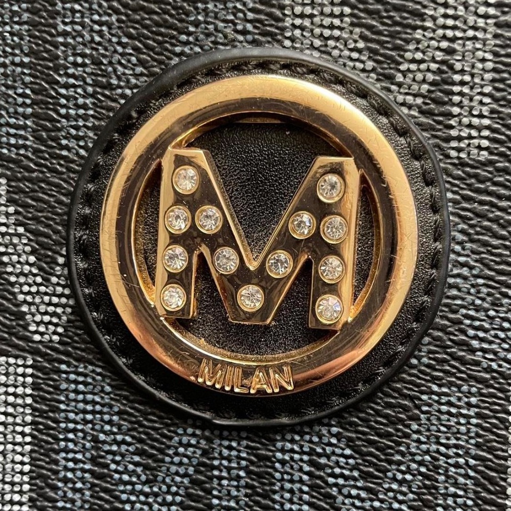〔michael kors black and dark gray crossbody bag〕 - Picture 3 of 4